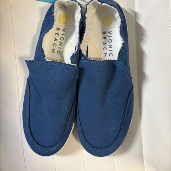 Vionic Beach Navy Malibu Blue Women Sneakers - Picture 2 of 11